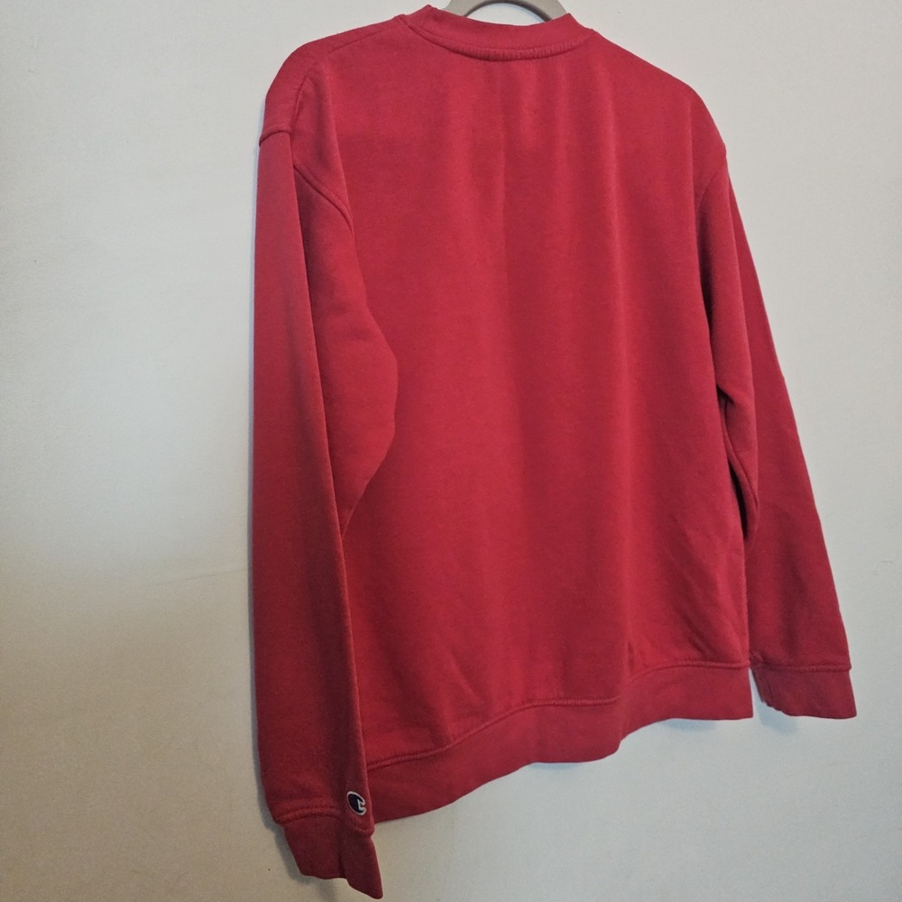 Champion Ohio State Buckeyes Reverse Weave Crewneck Sweatshirt Red M Americana - Picture 5 of 7